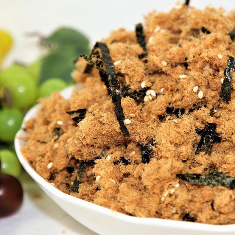 Sesame and Seaweed Pork Sung 金門高梁海苔芝麻豬肉酥